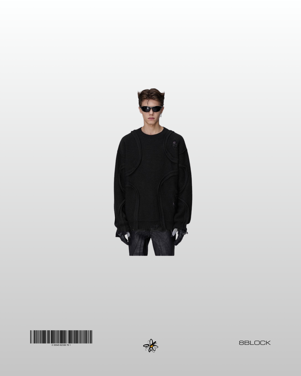 Artistic Distressed Sweater